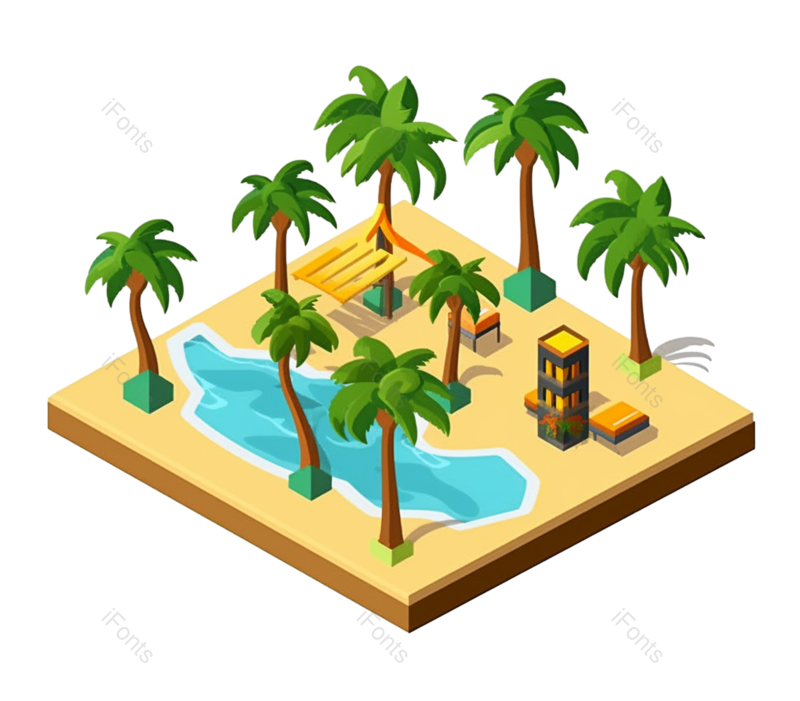 夏天图片,海洋元素,海边PNG,度假免抠素材